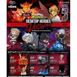 Bandai My Hero Academia: DesQ - Desktop Heroes Vs Villains (05) - 6Pack BOX [Re-Ment]