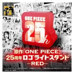 ONE PIECE: 25th Anniversary Logo Light Stand - Red Ver. (Limited Edition) [Bandai] -Anime Heroes Tienda one piece 25th anniversary logo light stand red ver limited edition bandai 1 3