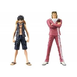 BANPRESTO ONE PIECE - THE GRANDLINE MEN - ONE PIECE FILM GOLD VOL.1 MONKEY D. LUFFY & GUILD TESORO [Used]