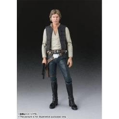 Bandai Star Wars A NEW HOPE - Han Solo [SH Figuarts] -Anime Heroes Tienda star wars a new hope han solo skywalker sh figuarts 1 2