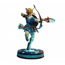 GOOD SMILE COMPANY The Legend Of Zelda: Breath Of The Wild - Link 10 Inch Collector With Led Stand [First 4 Figure] -Anime Heroes Tienda the legend of zelda breath of the wild link 10 inch collector first 4 figure 1 3