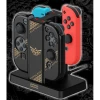 Bandai The Legend Of Zelda Joy-Con Charging Stand + PC Hard Cover Set For Nintendo Switch [Hori]