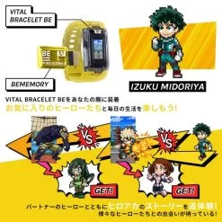 Vital Bracelet BE: Fitness Tracker - My Hero Academia Special Set (LIMITED EDITION) [Bandai] -Anime Heroes Tienda vital bracelet be fitness tracker my hero academia special set limited edition bandai 1 9